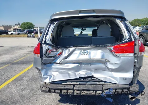 2012 Toyota Sienna Le V6 8 Passenger from USA, damaged, VIN 5TDKK3DC6CS189747